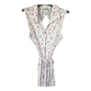 No Boundries Floral Lace-Back Dress Button Front  Juniors Size Xl  15/17